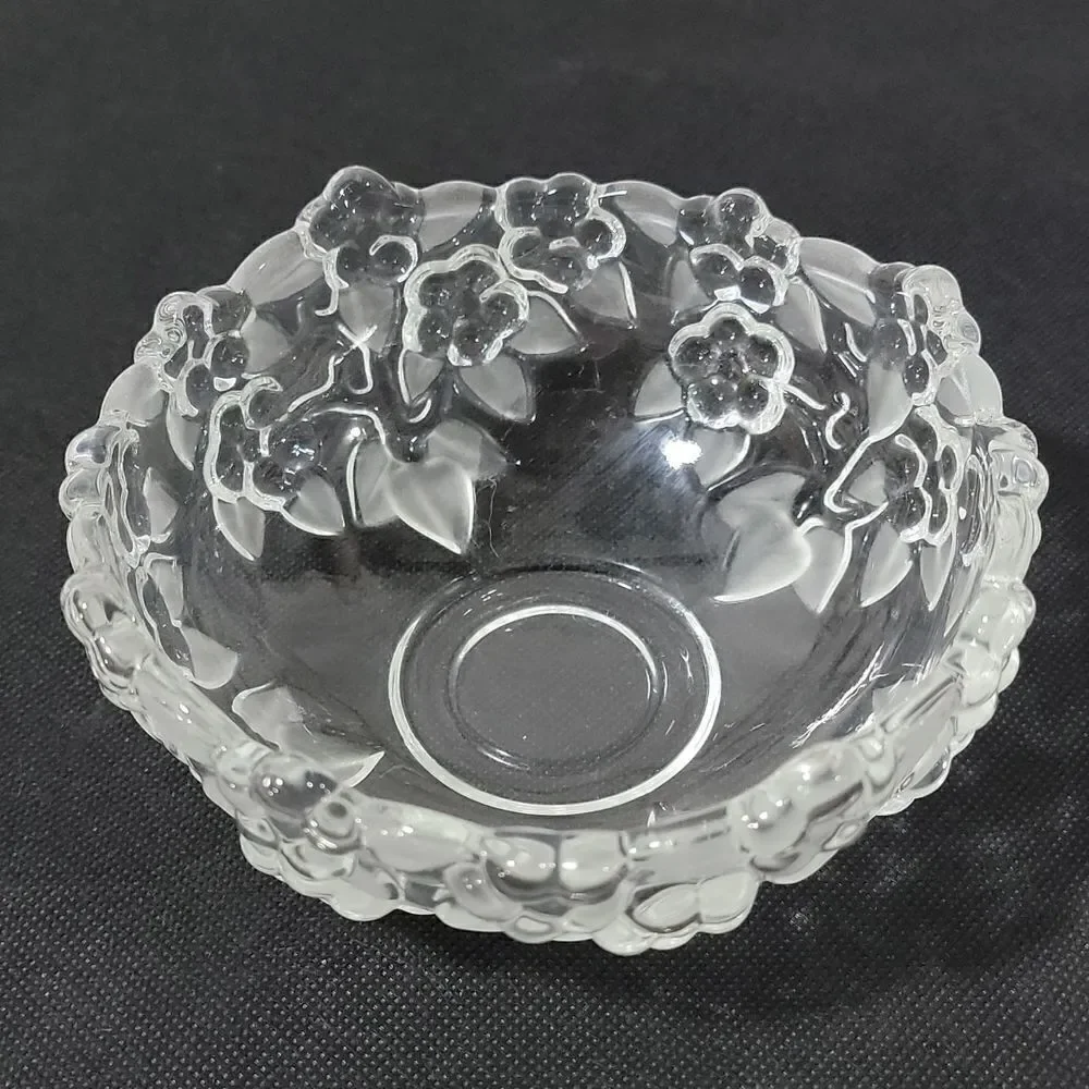 Glass candy bowl